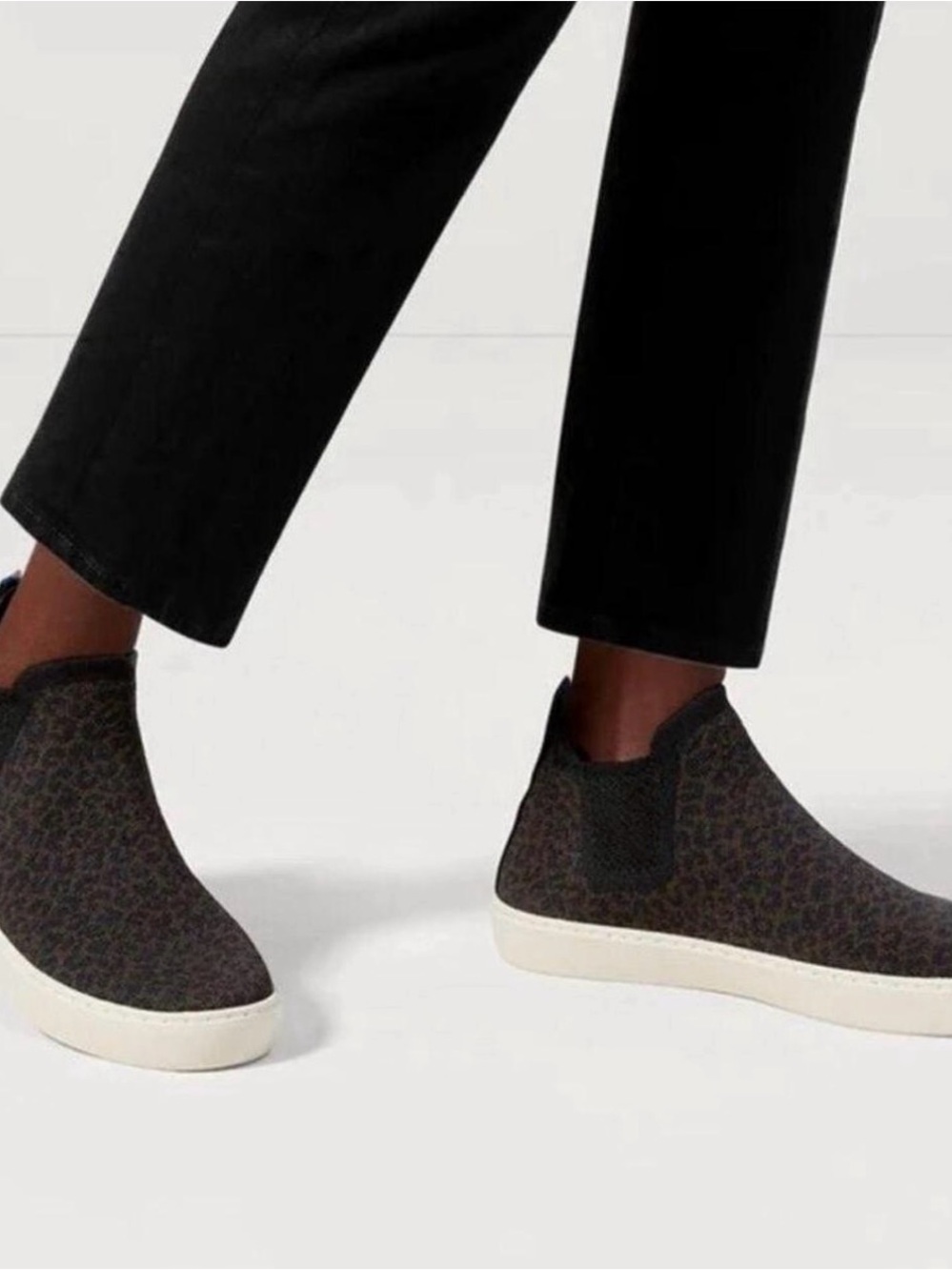 Rothy's Women's Brown Leopard Ankle Booties
